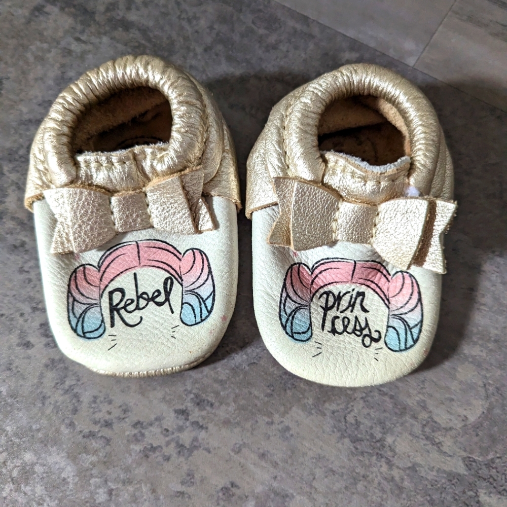 Freshly picked Leia mocs